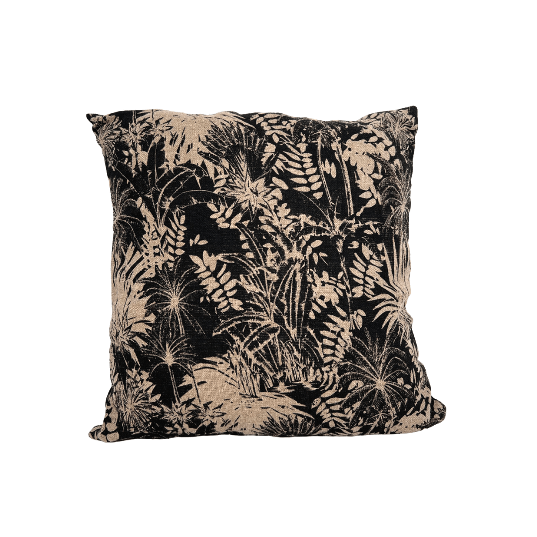 Zoco Home Decor/Textile Linen Cushion Cover | Ahe Palm | Natural 45x45cm