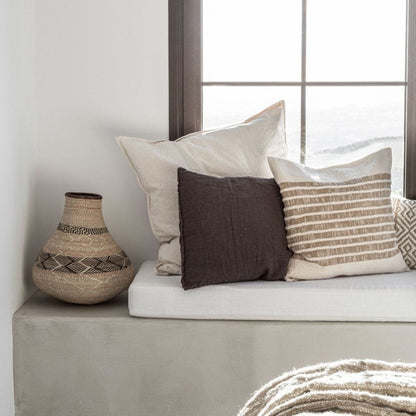 Zoco Home Decor/Textile Linen Cushion Cover | Brownie | 45x45cm