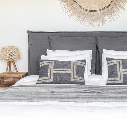 Zoco Home Decor/Textile Linen Cushion Cover | Stonewashed Granit 80x80cm