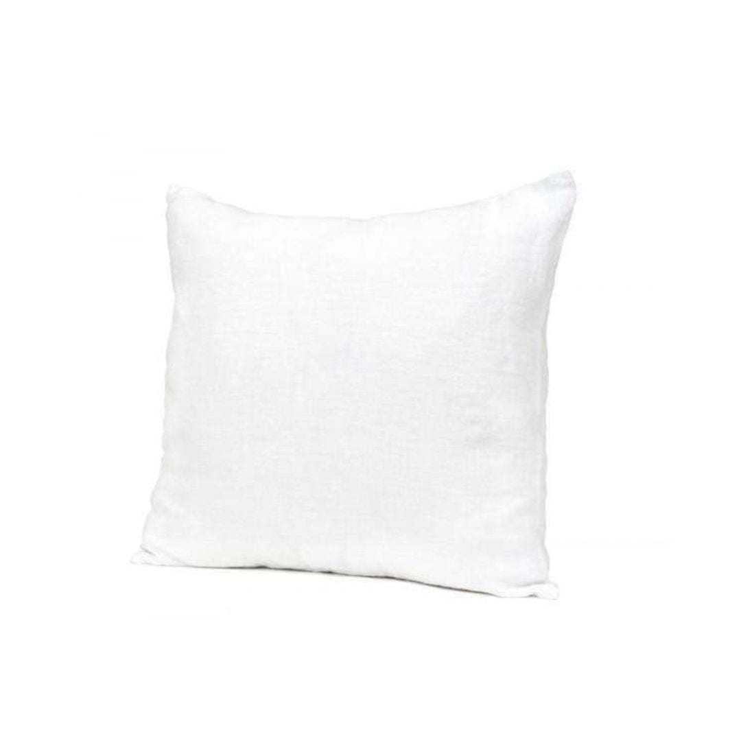 Zoco Home Decor/Textile Linen Cushion Cover | Stonewashed White | 45cm