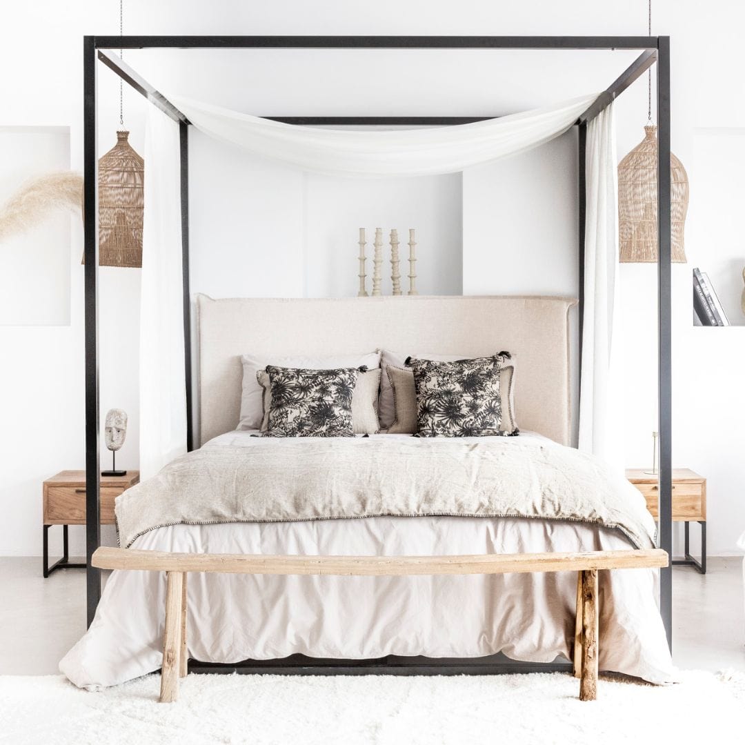 Zoco Home Furniture Linen Headboard | Natural