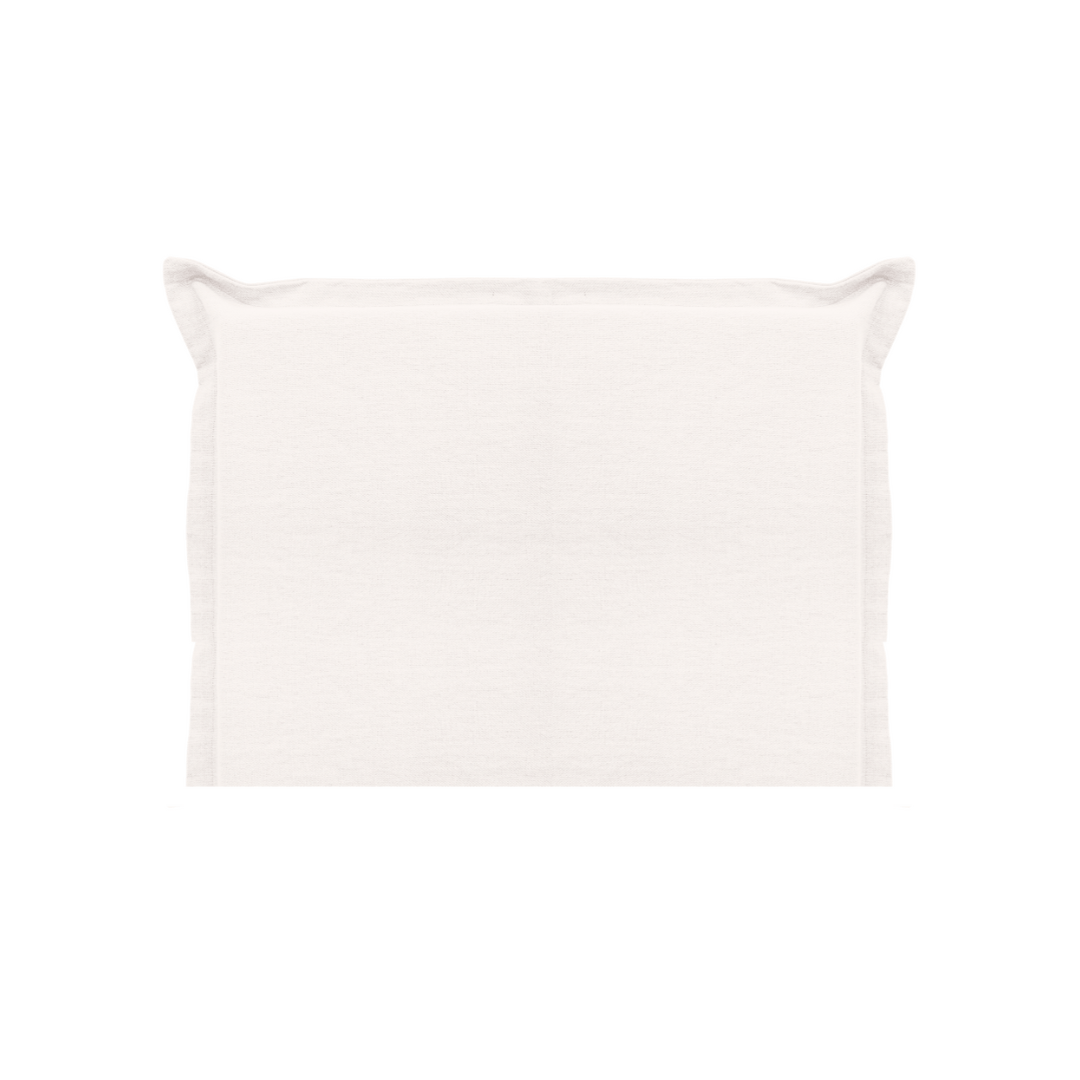 Zoco Home Furniture Linen Headboard | Turin White