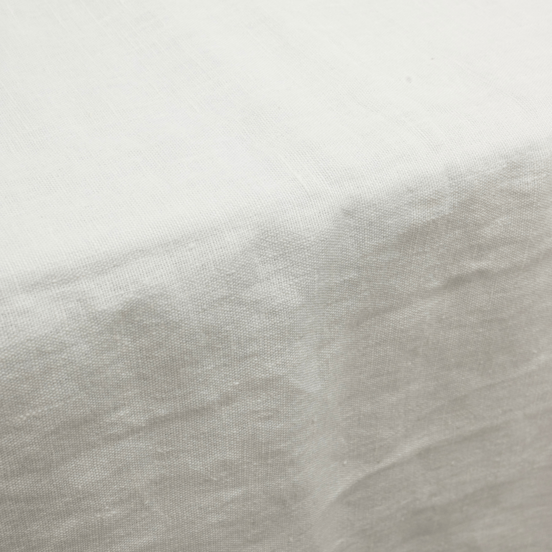 Zoco Home Decor/Textile Linen Tablecloth | White 160x350cm