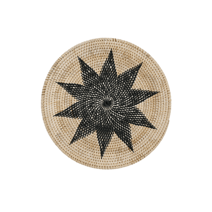 Zoco Home Decor/Accessories Lontar Deco Basket | Decagram Motif | 40cm