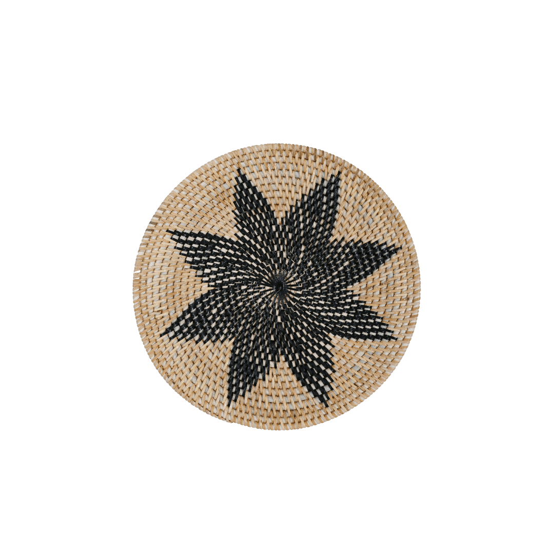 Zoco Home Decor/Accessories Lontar Deco Basket | Octagram Motif | 30cm