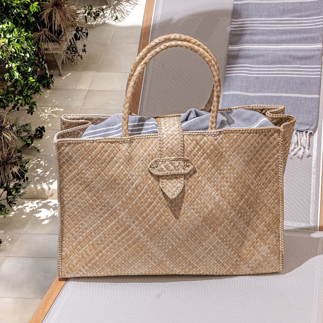 Zoco Home Decor/Accessories Lontar Tote Bag w/ Strap | 50x40cm