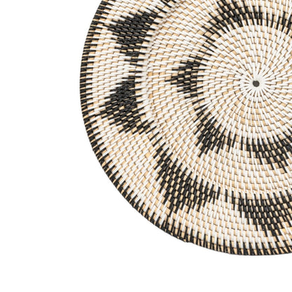Zoco Home Decor/Accessories Lumos Wall Deco Basket | Black/White | 40cm