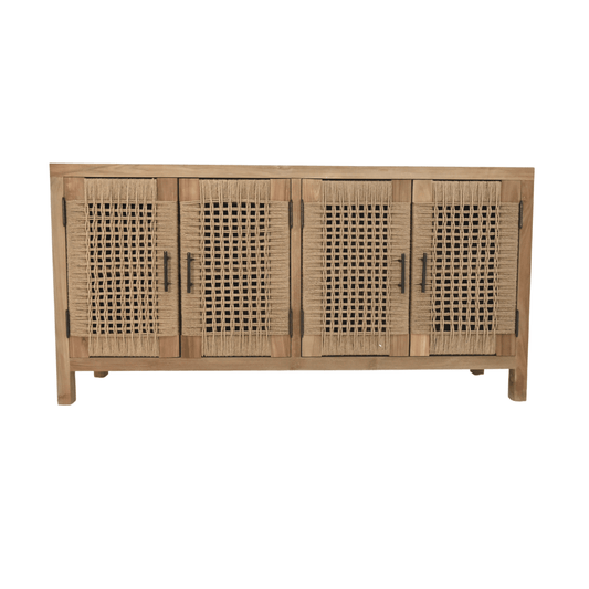 Zoco Home Furnitures Maluku Cabinet | Seagrass | 140x40x70cm