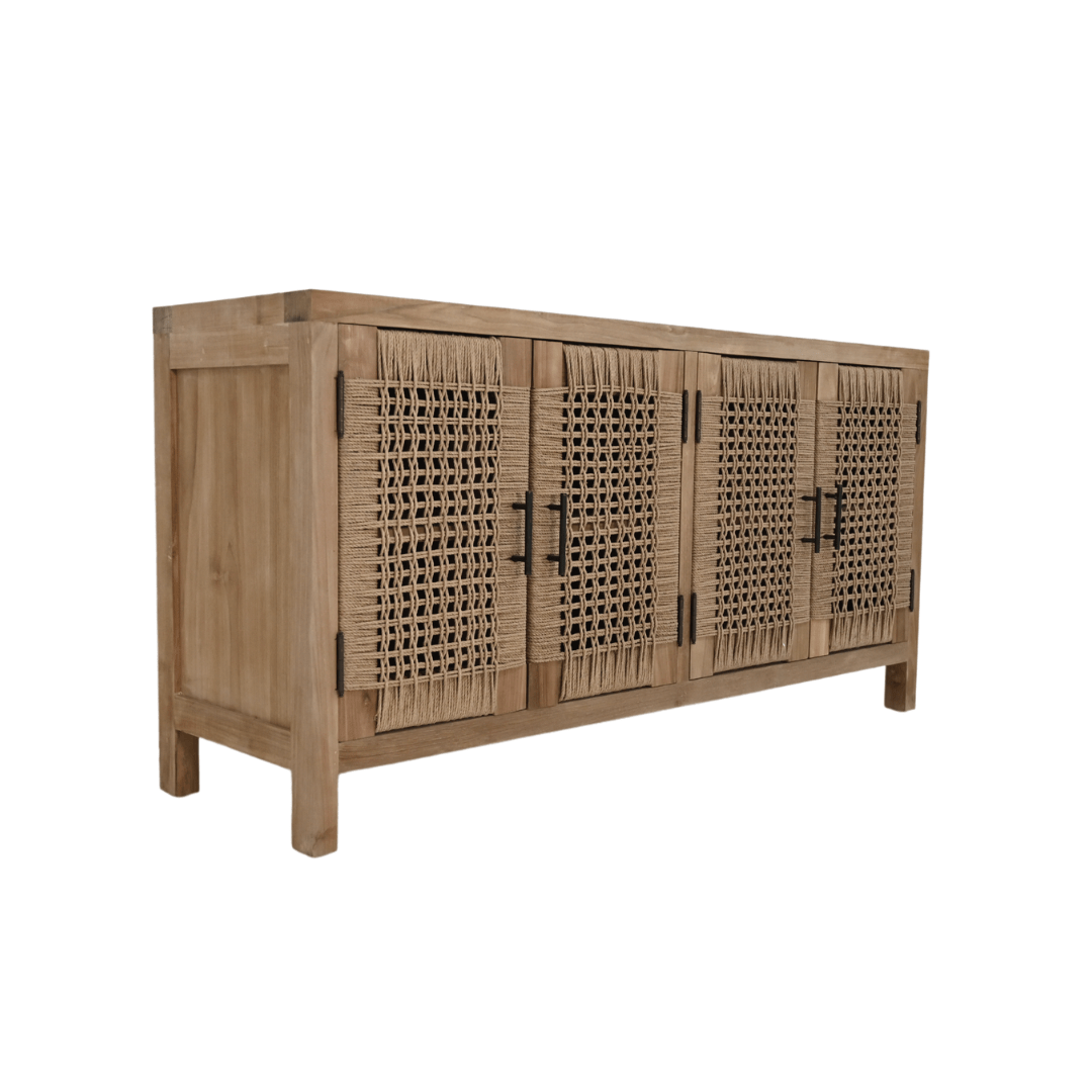 Zoco Home Furnitures Maluku Cabinet | Seagrass | 140x40x70cm