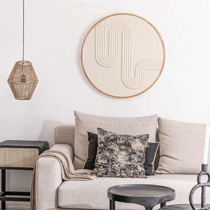 Zoco Home wall deco Maze Wall Art | Beige