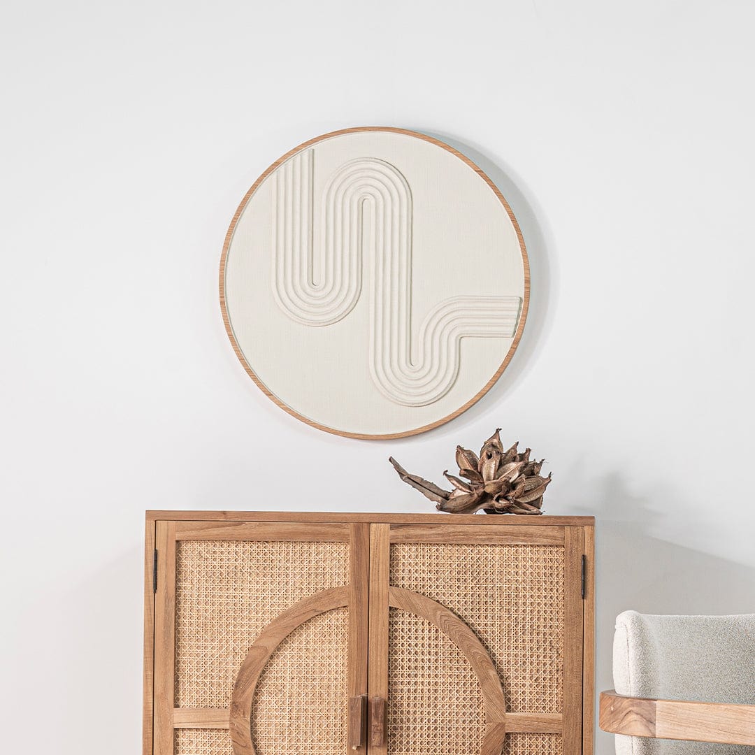 Zoco Home Decor/Accessories Maze Wall Art | Off-White