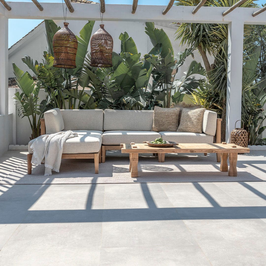 Zoco Home Outdoor Sofas Menorca Sofa | 268x88/178x65cm