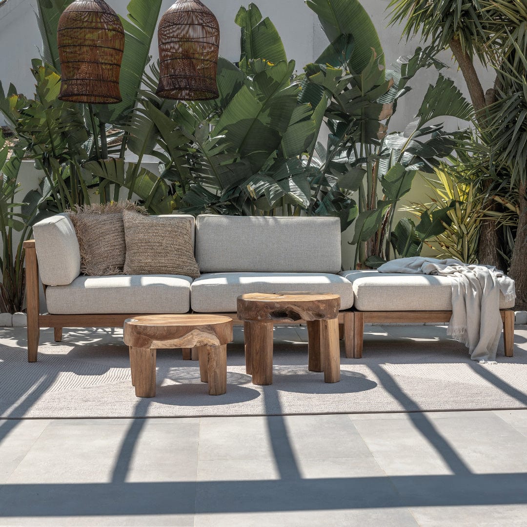 Zoco Home Outdoor Sofas Menorca Sofa | 268x88/178x65cm