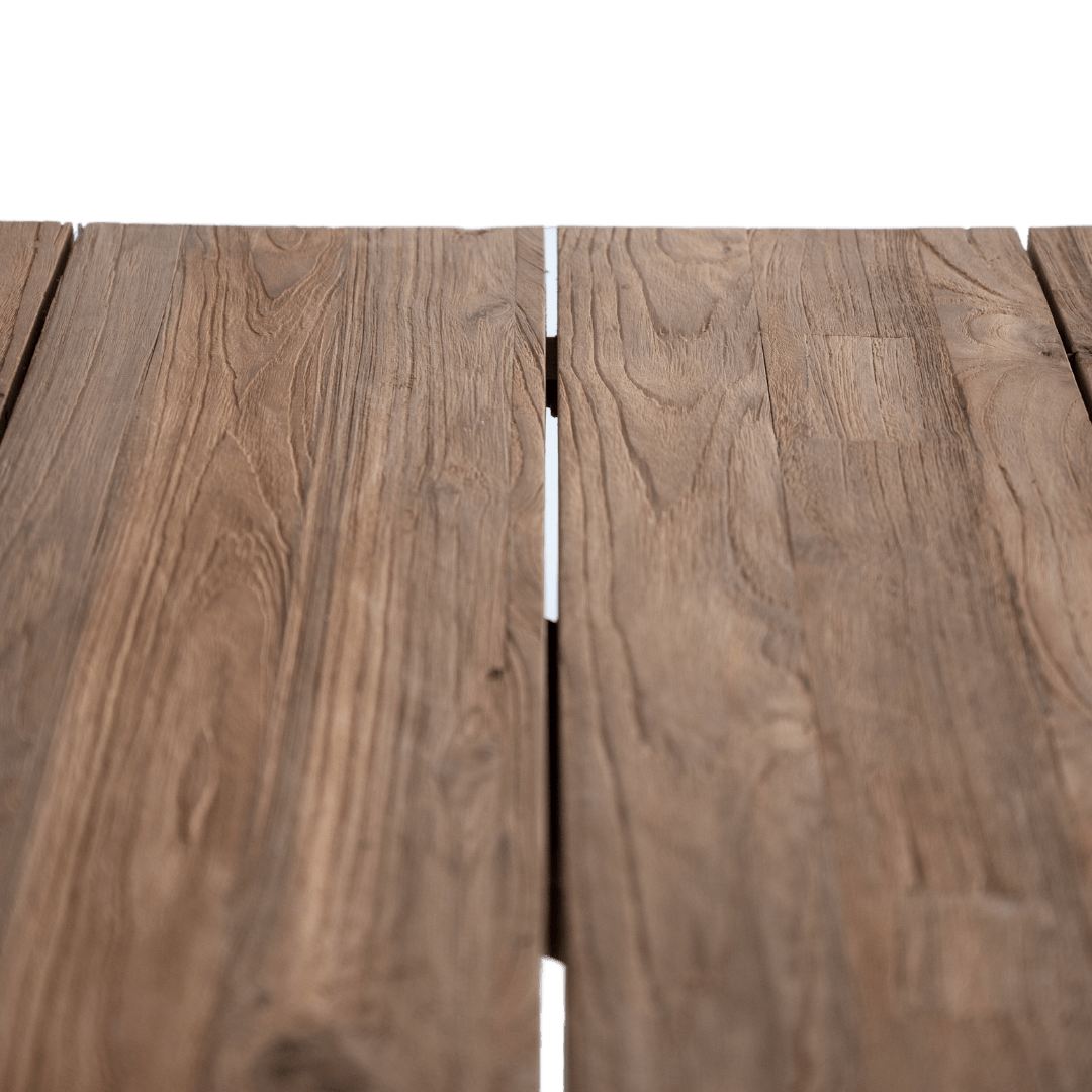 Zoco Home Munduk Teak Outdoor Dining Table | Natural 85x85x75cm