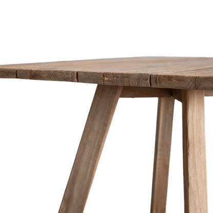 Zoco Home Munduk Teak Outdoor Dining Table | Natural 85x85x75cm