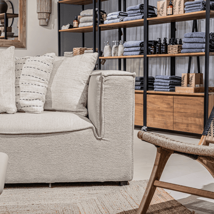 Zoco Home Mykonos Vibe Corner | Sand | 100x100x70cm