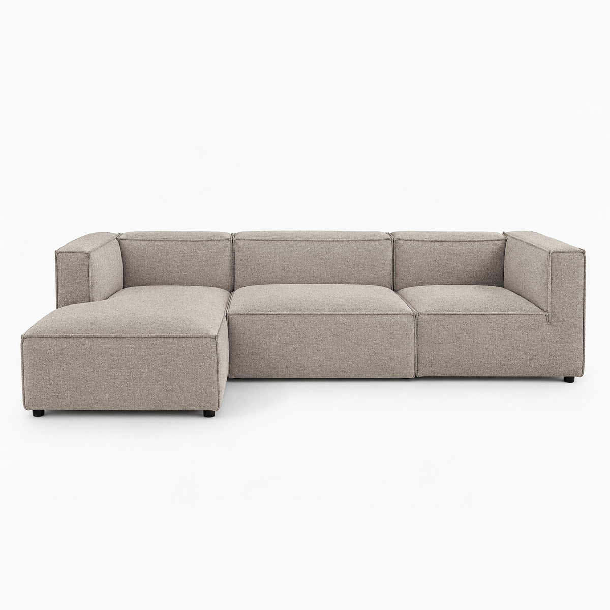 Zoco Home Furniture/Sofas Mykonos Vibe Easy Clean Chaise Longue Sofa