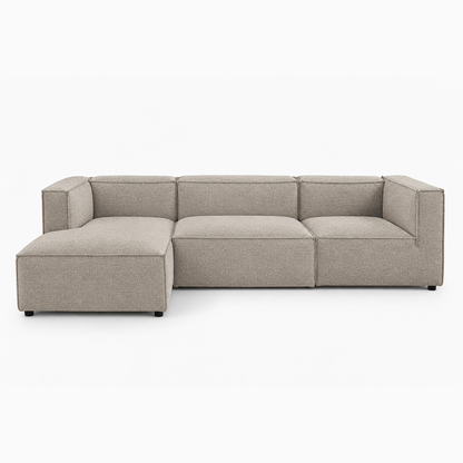 Zoco Home Furniture/Sofas Mykonos Vibe Easy Clean Chaise Longue Sofa