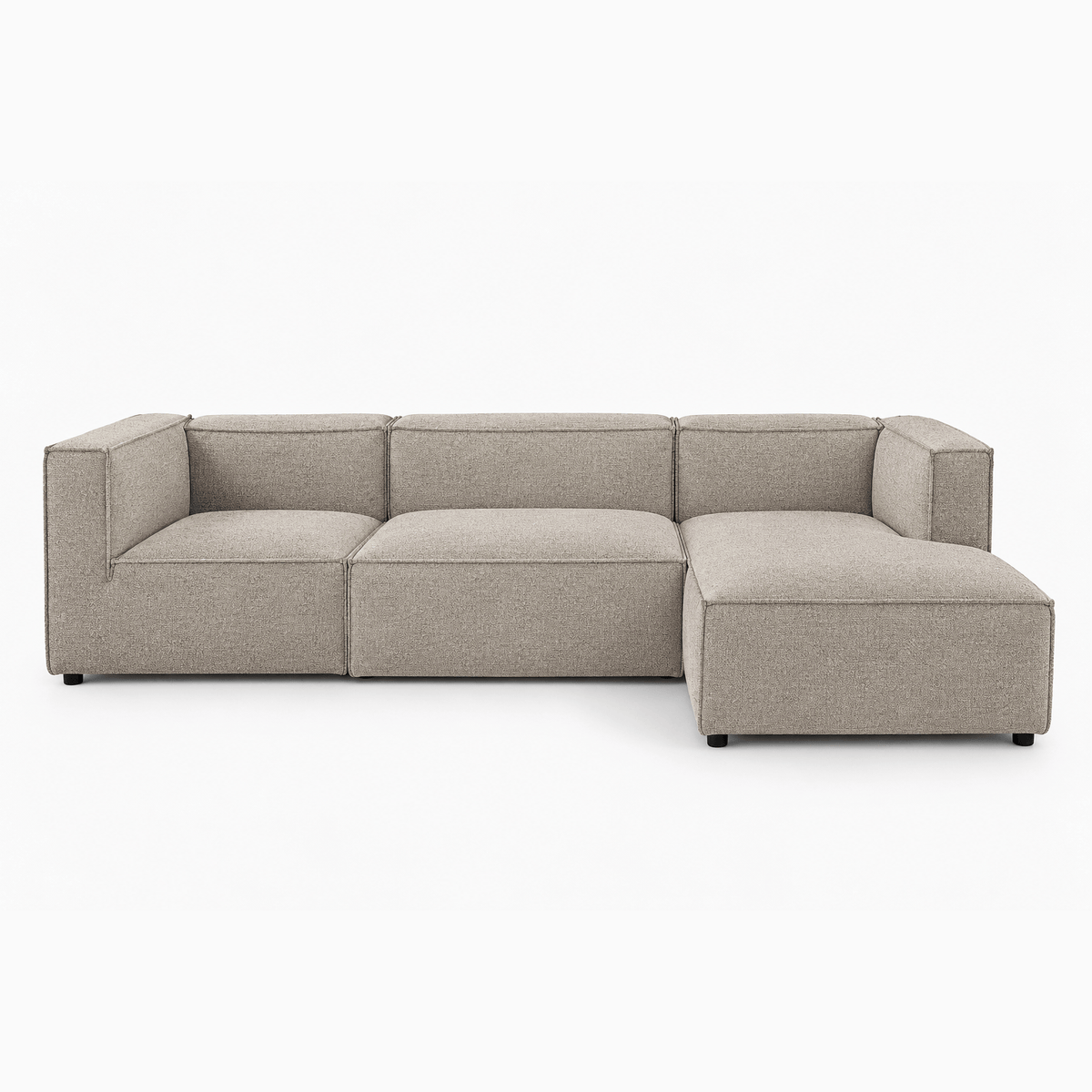 Zoco Home Furniture/Sofas Mykonos Vibe Easy Clean Chaise Longue Sofa