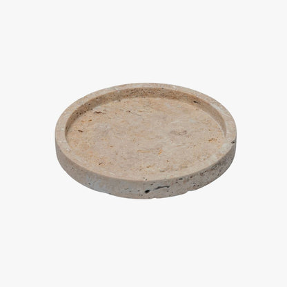 Zoco Home Decor/Accessories Naira Travertine Round Tray