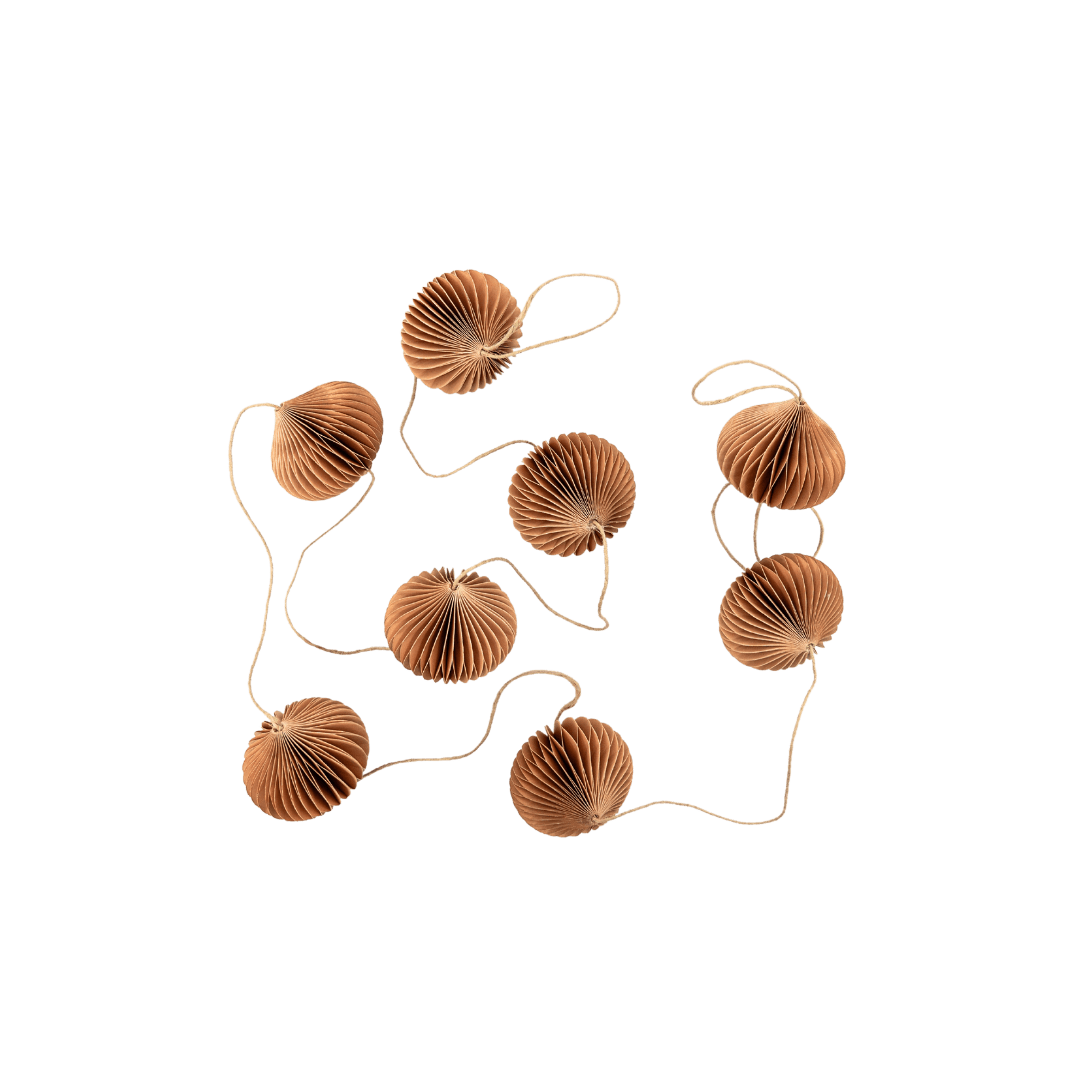 Zoco Home Decor/Christmas Natural Paper Garland