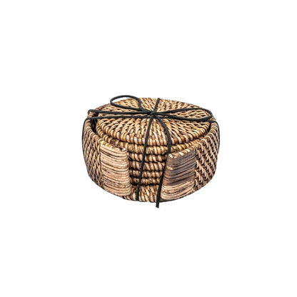 Zoco Home Natural Rattan Coasters | Set of 6
