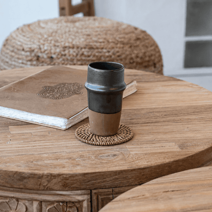 Zoco Home Decor/Kitchen Natural Rattan Coasters | Set of 6