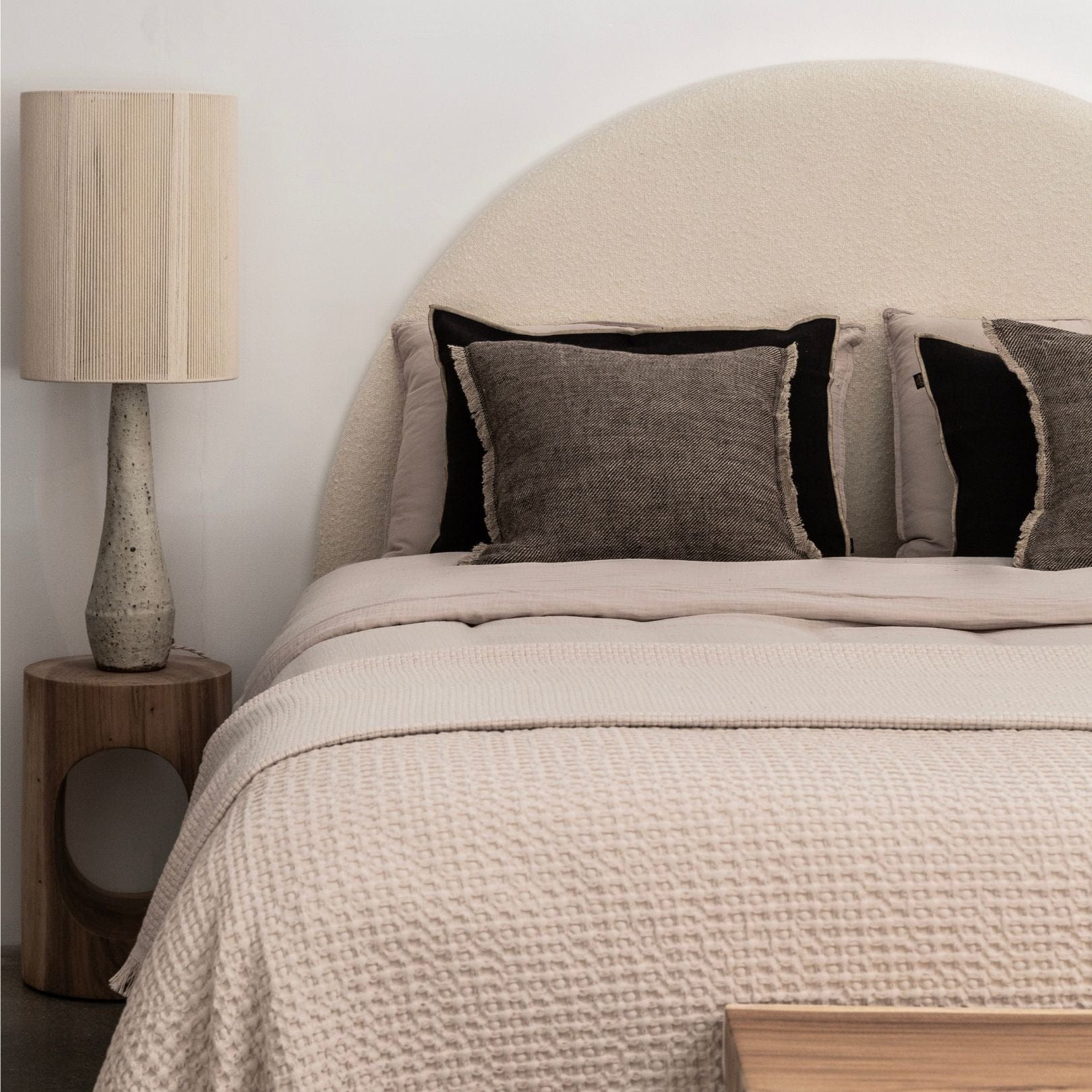 Zoco Home Furniture/Bed Noku Curved Headboard | 160cm