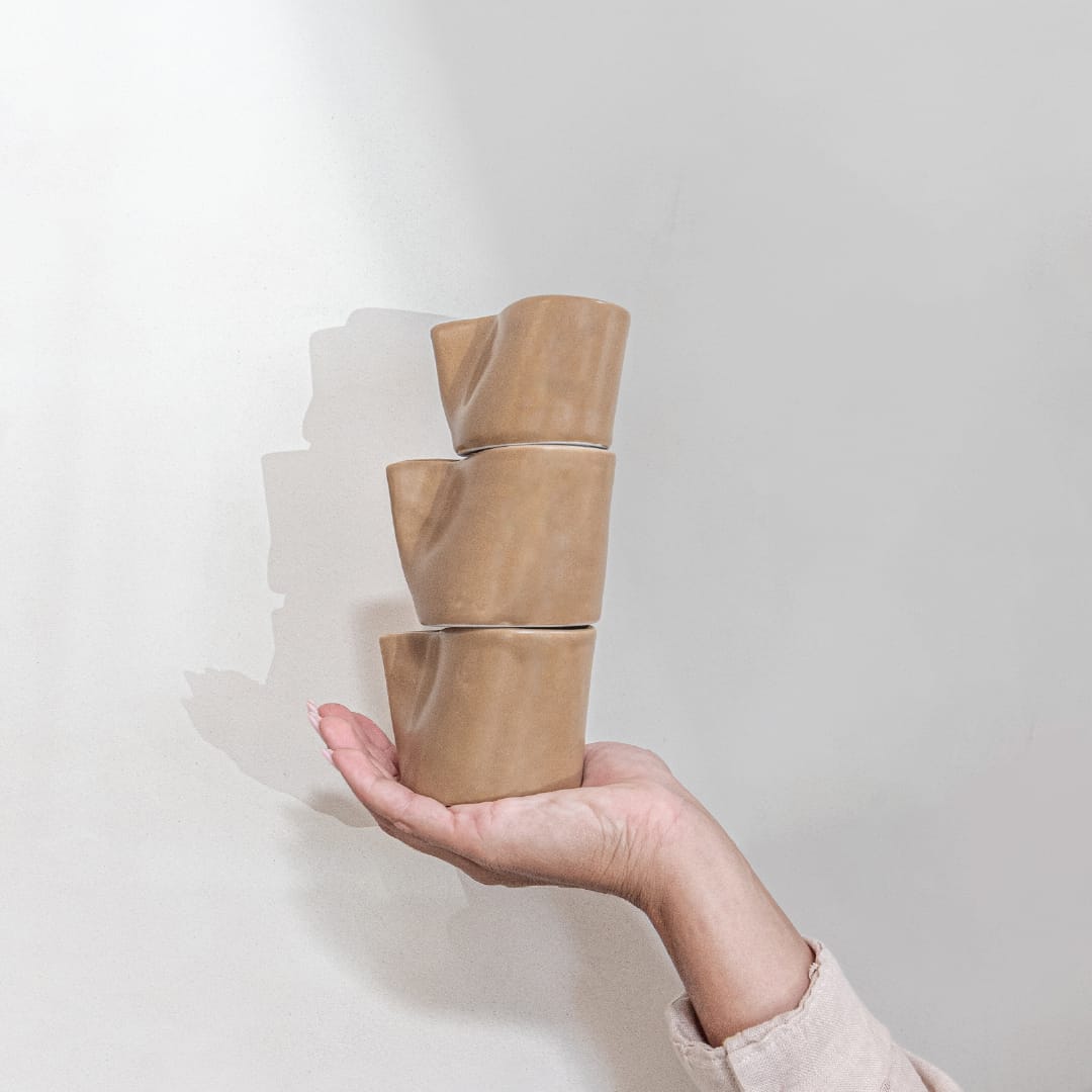 Zoco Home Decor/Kitchen/Tableware Nomad Espresso Cup | Chocolate | Set of 4