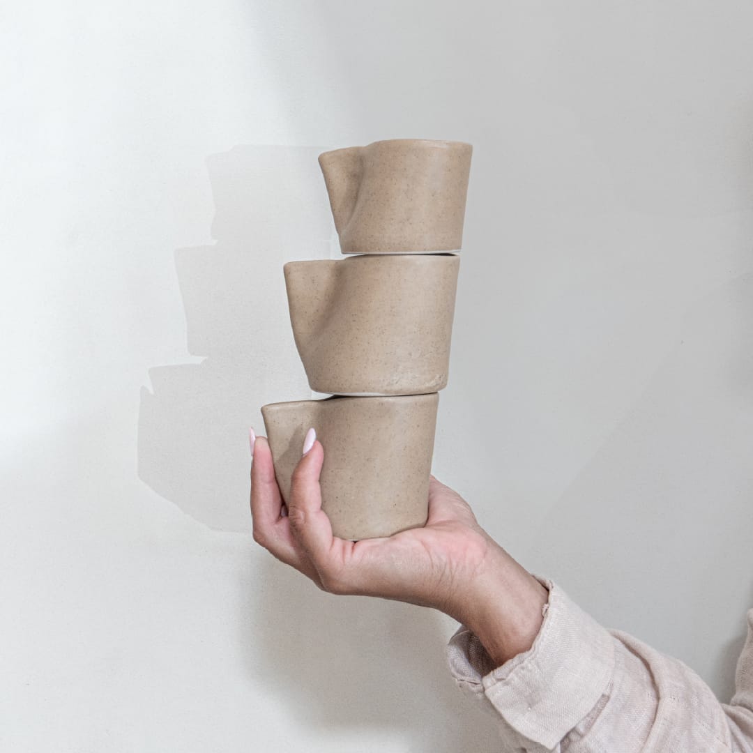 Zoco Home Decor/Kitchen/Tableware Nomad Espresso Cup | Sand | Set of 4