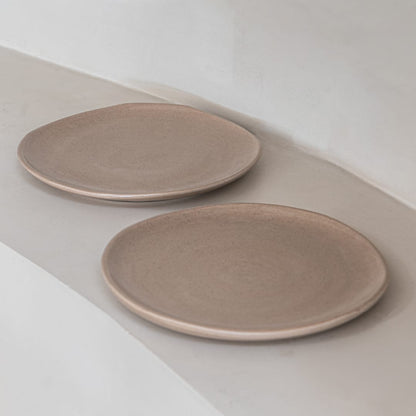 Zoco Home Decor/Kitchen/Tableware Nomad Plate | 25cm | Sand | Set of 4
