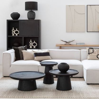 Zoco Home Furniture/Table Nuku Coffee Table | Black 50cm