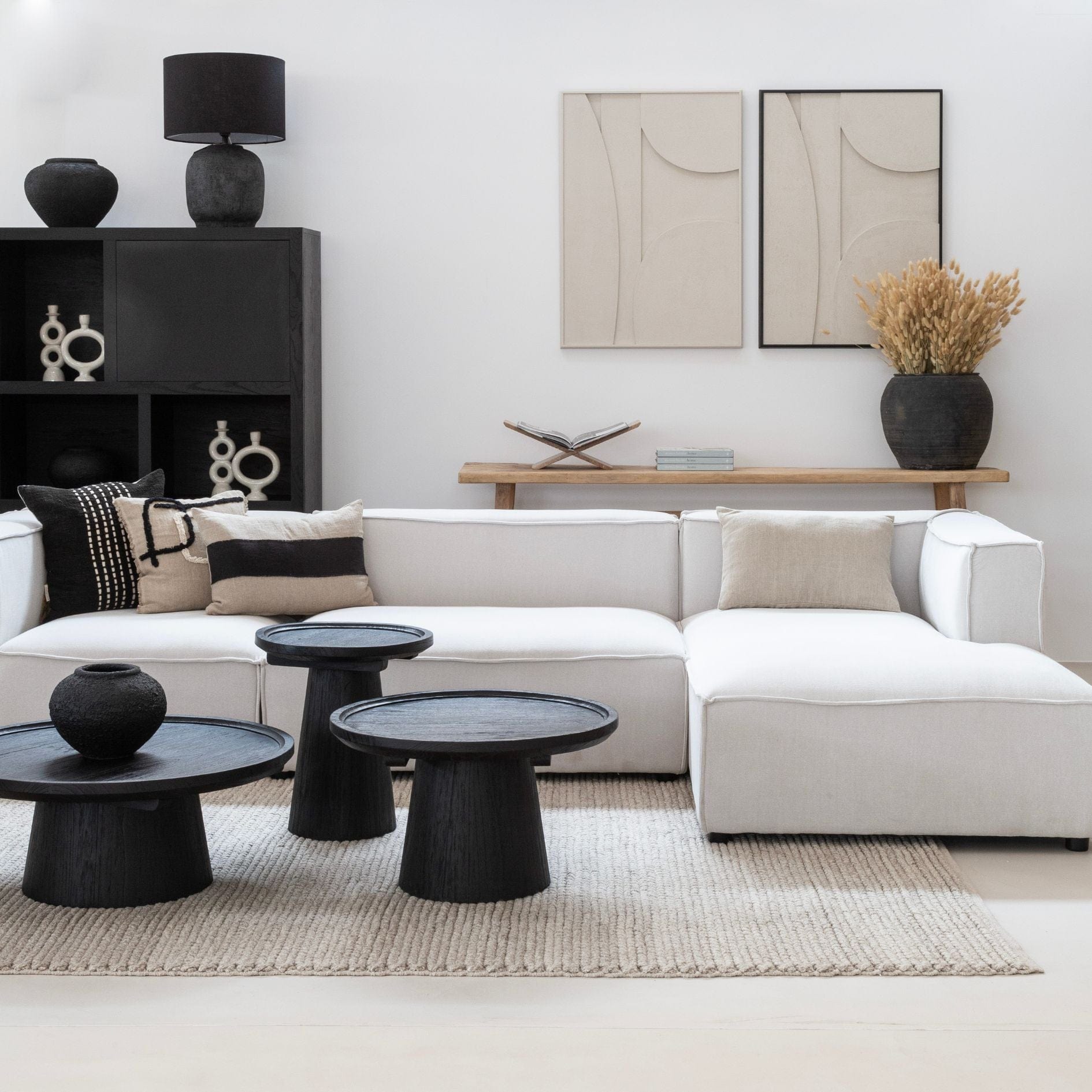 Zoco Home Furniture/Table Nuku Coffee table | Black 80cm