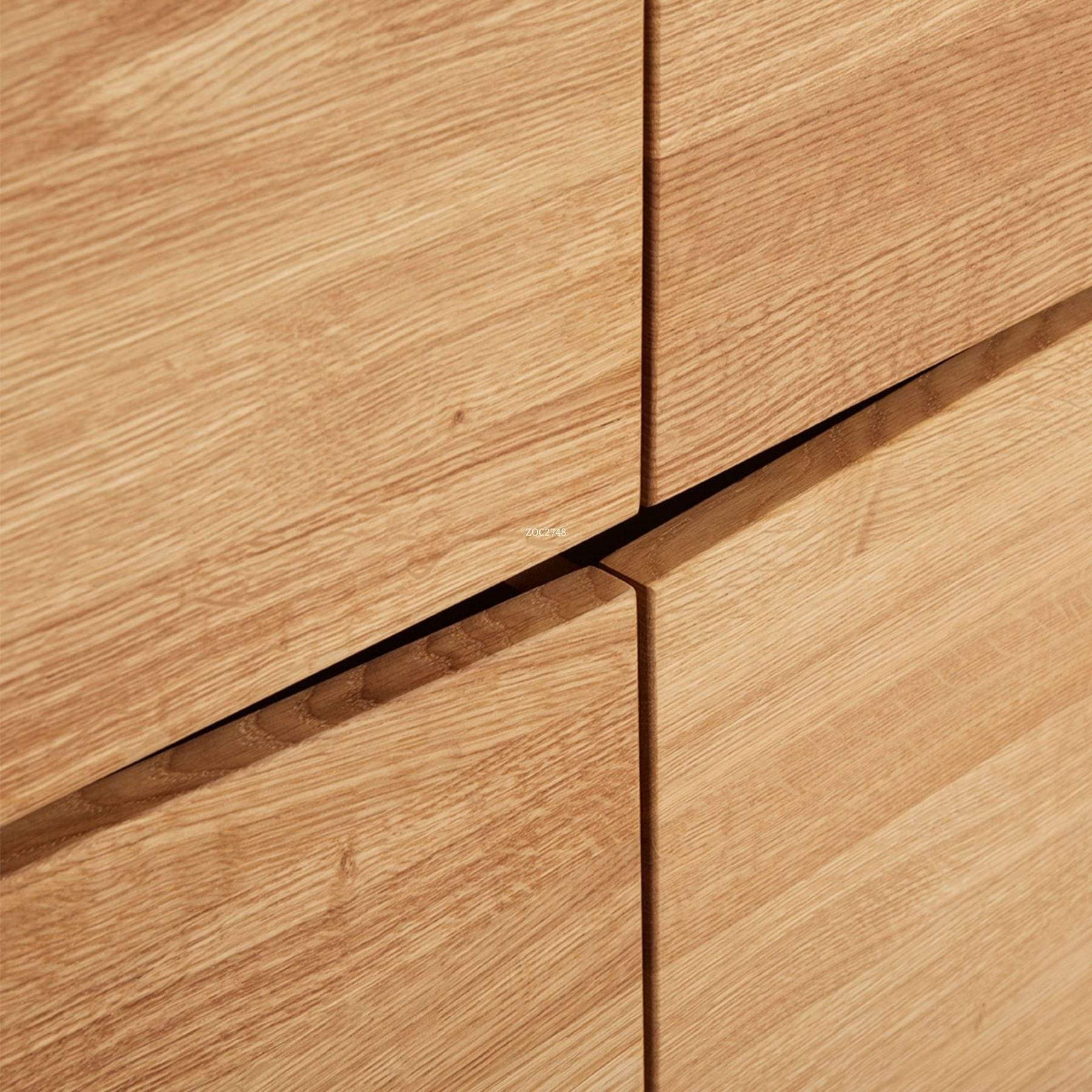 Zoco Home Furniture/Storage Oak Cabinet | Natural 85x45x155cm