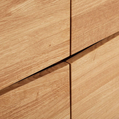 Zoco Home Furniture/Storage Oak Cabinet | Natural 85x45x155cm