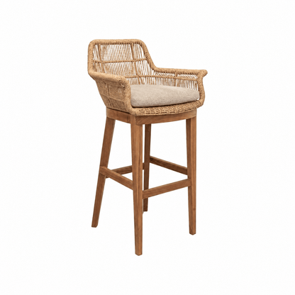 Zoco Home Organic Bar Stool | Oat