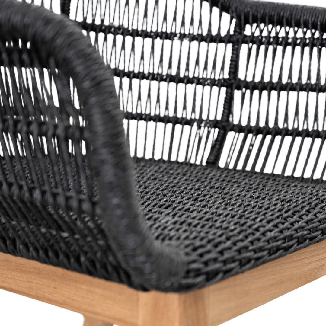 Zoco Home Outdoor/Chair/Dining Organic Chair | Black