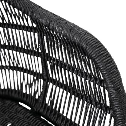 Zoco Home Outdoor/Chair/Dining Organic Chair | Black
