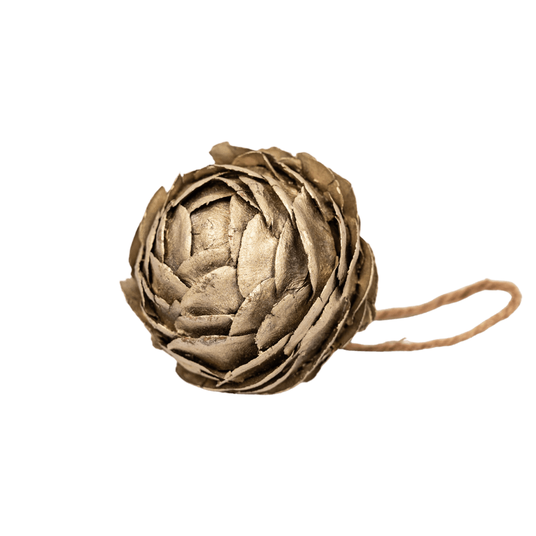 Zoco Home Decor/Christmas Pinecone Ornament | Gold