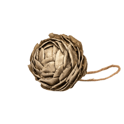 Zoco Home Decor/Christmas Pinecone Ornament | Gold