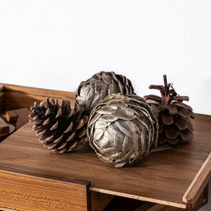 Zoco Home Decor/Christmas Pinecone Ornament | Gold