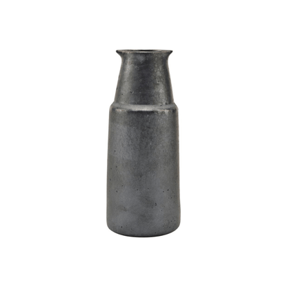 Zoco Home Decor/Kitchen Pion Stoneware Bottle | Black 7.5x18cm