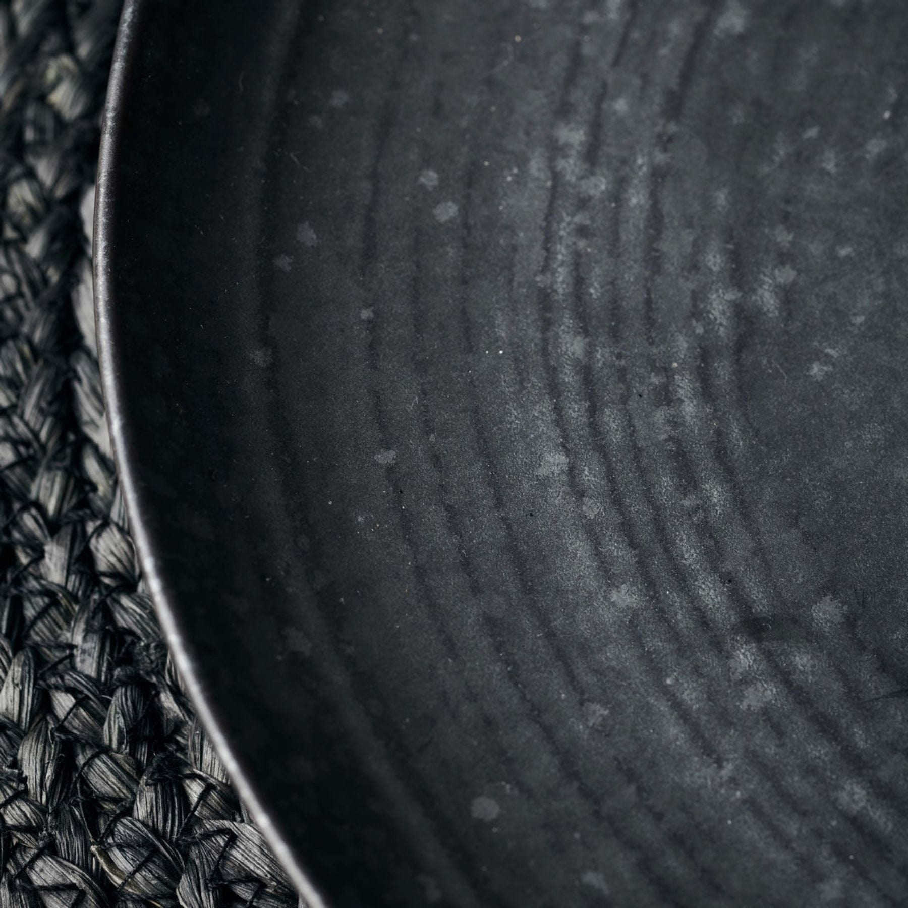 Zoco Home Home accessories Pion Stoneware Dinner Plate | Black 28.5x3.5cm