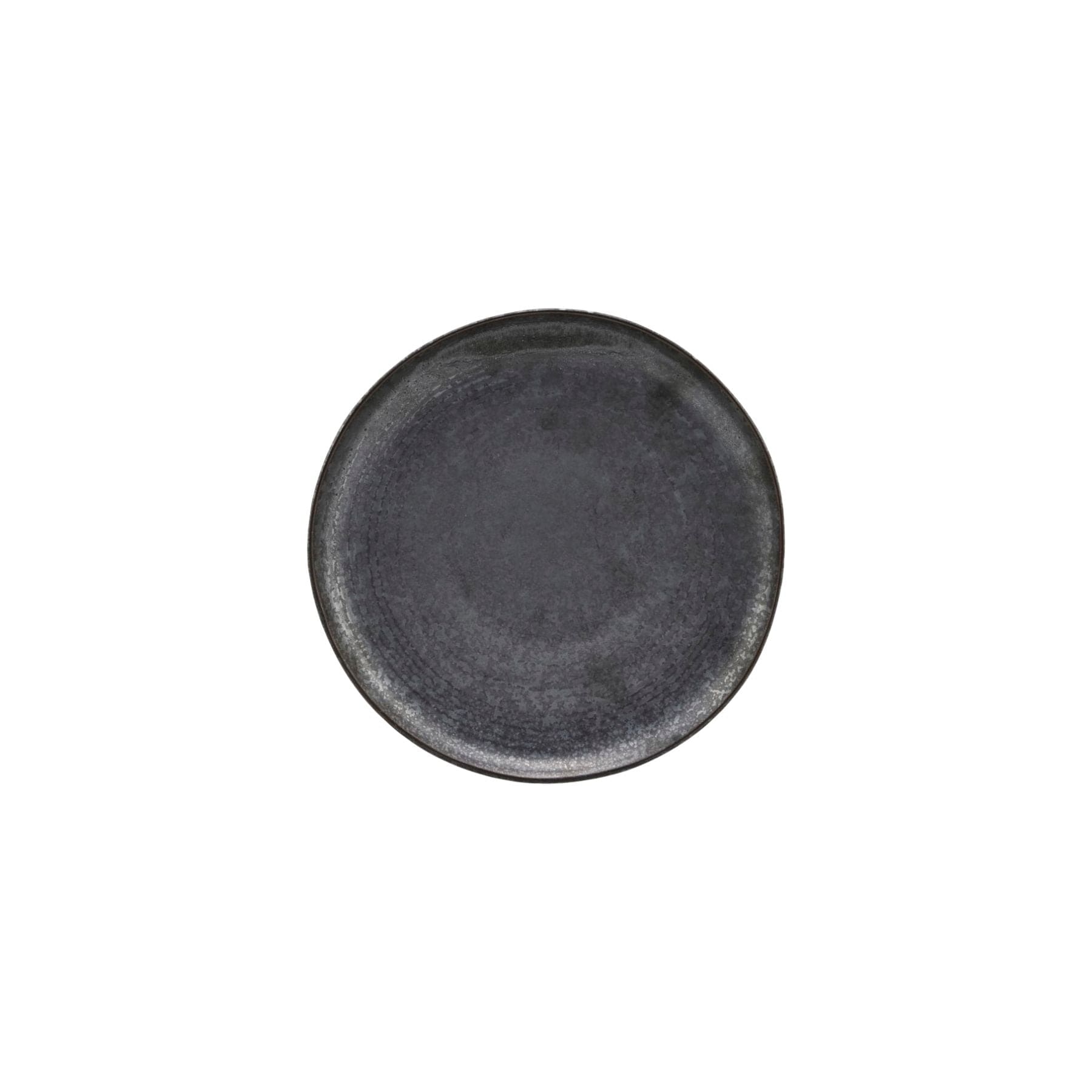 Zoco Home Decor/Kitchen Pion Stoneware Lunch Plate | Black 21.5x3cm