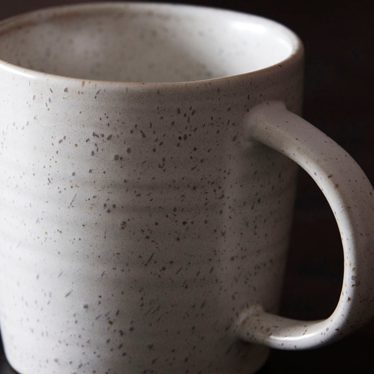 Zoco Home Decor/Kitchen Pion Stoneware Mug | White/Grey 9x9cm