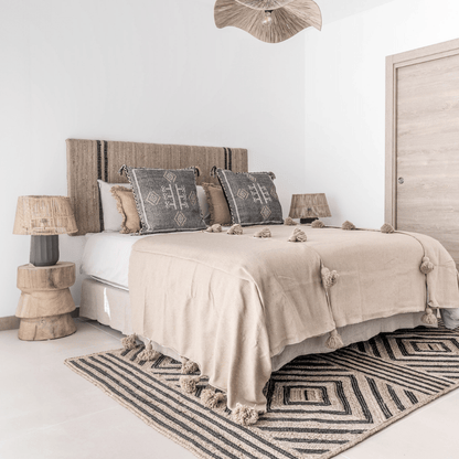Zoco Home Decor/Textile PomPom blanket | Sand