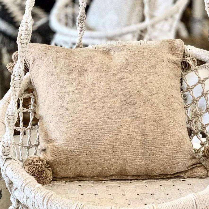 Zoco Home Decor/Textile PomPom Cushion Cover | Sand 60x60cm