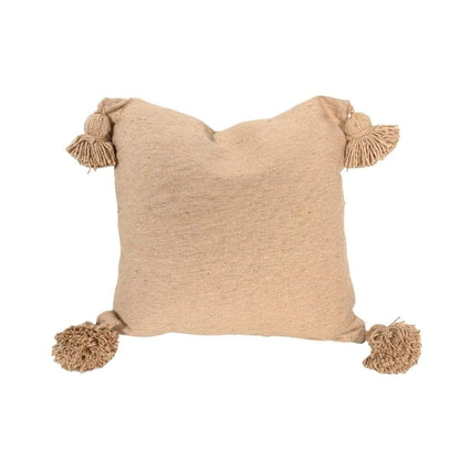 Zoco Home Decor/Textile PomPom Cushion Cover | Sand 60x60cm