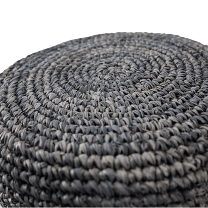Zoco Home Furniture/Chair Raffia Bar stool | Black