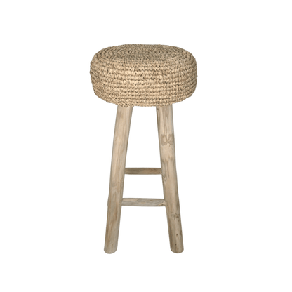 Zoco Home Furniture Raffia Bar Stool